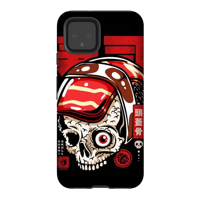 Pixel 4 StrongFit Skull Sushi by LM2Kone