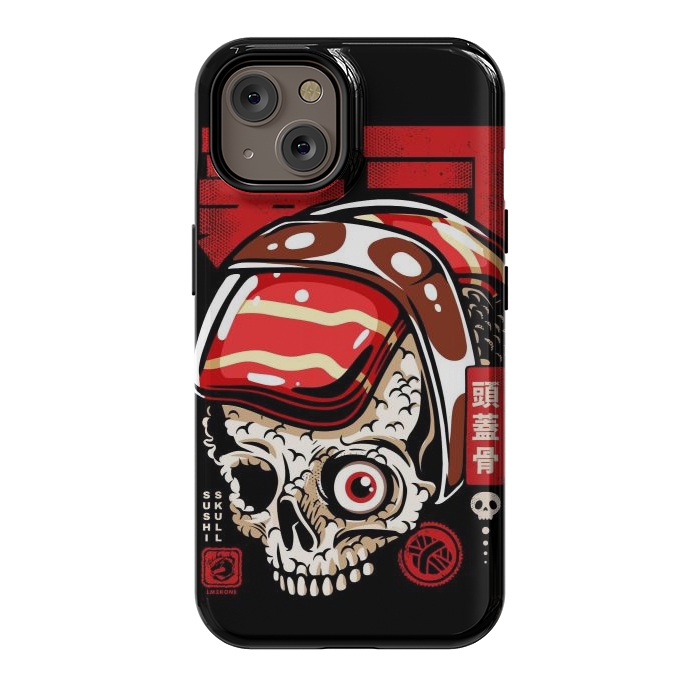 iPhone 14 StrongFit Skull Sushi by LM2Kone