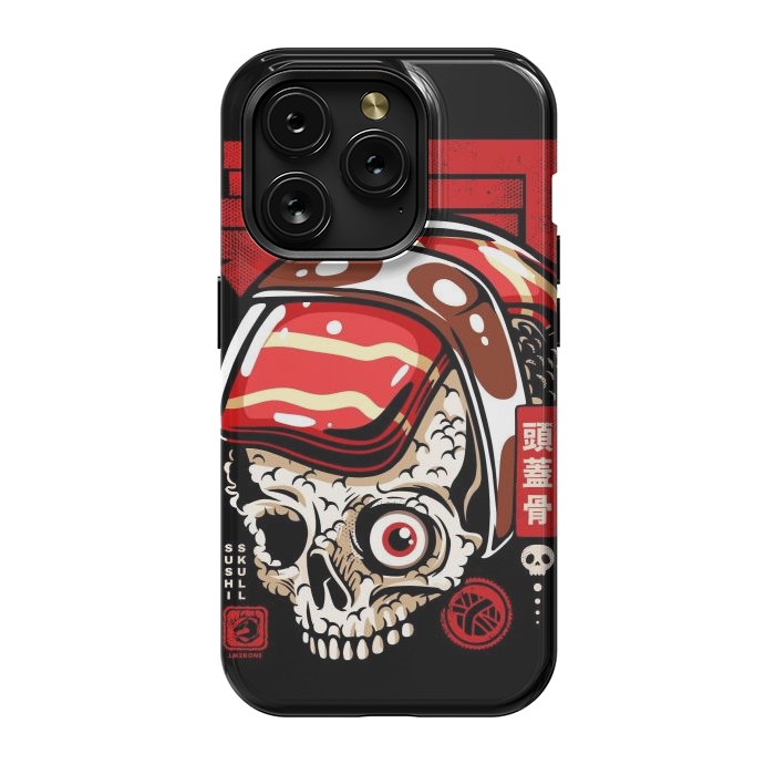iPhone 15 Pro StrongFit Skull Sushi by LM2Kone