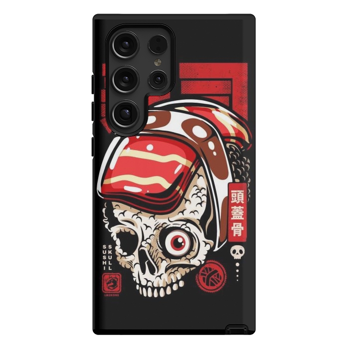 Galaxy S24 Ultra StrongFit Skull Sushi by LM2Kone