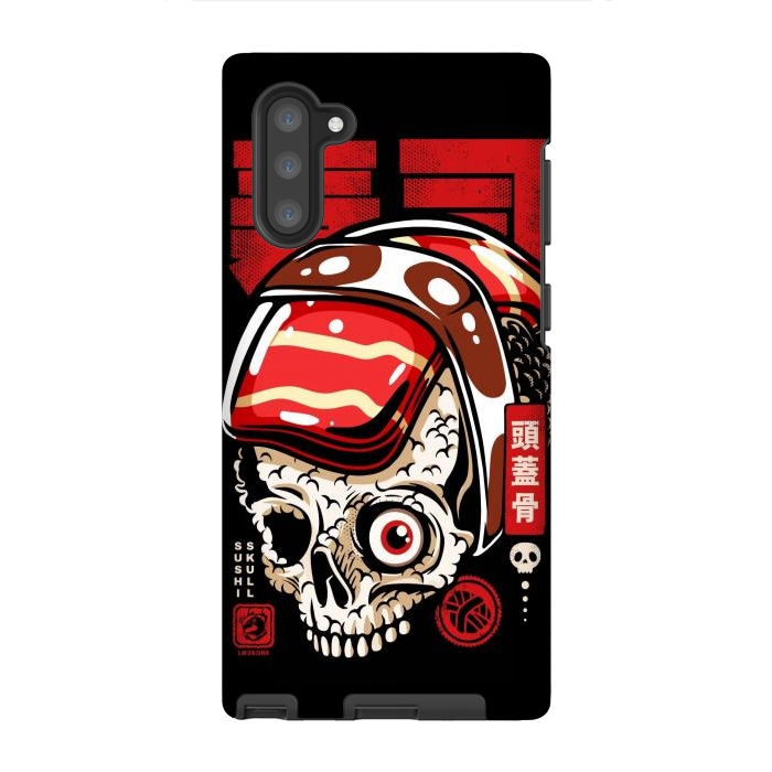 Galaxy Note 10 StrongFit Skull Sushi by LM2Kone