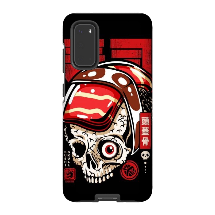 Galaxy S20 StrongFit Skull Sushi by LM2Kone