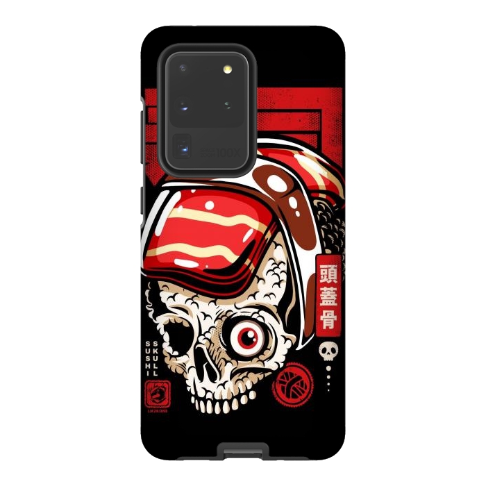 Galaxy S20 Ultra StrongFit Skull Sushi by LM2Kone