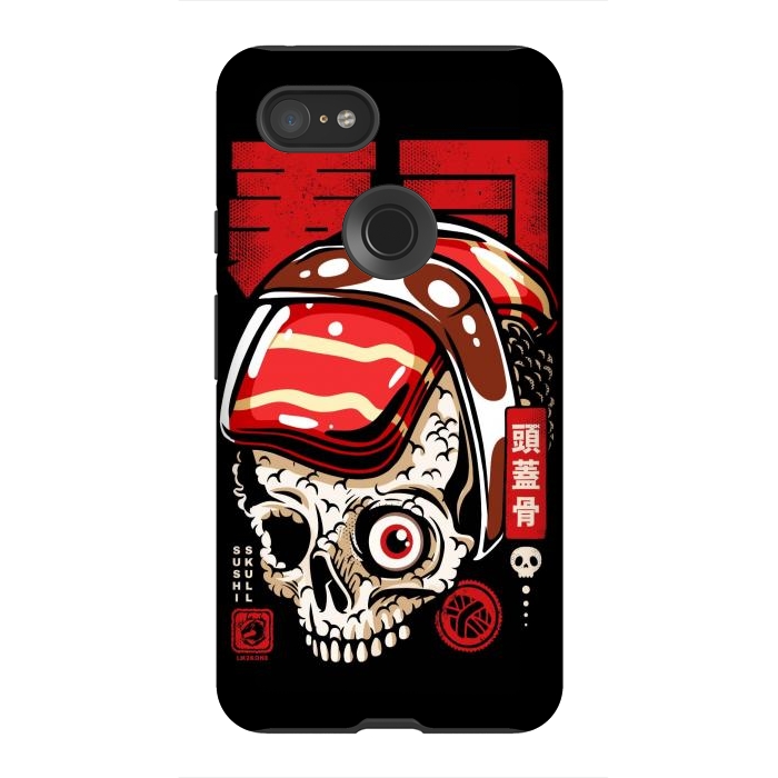 Pixel 3XL StrongFit Skull Sushi by LM2Kone