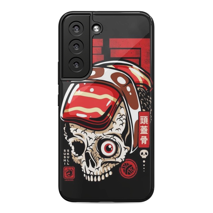 Galaxy S22 StrongFit Skull Sushi by LM2Kone
