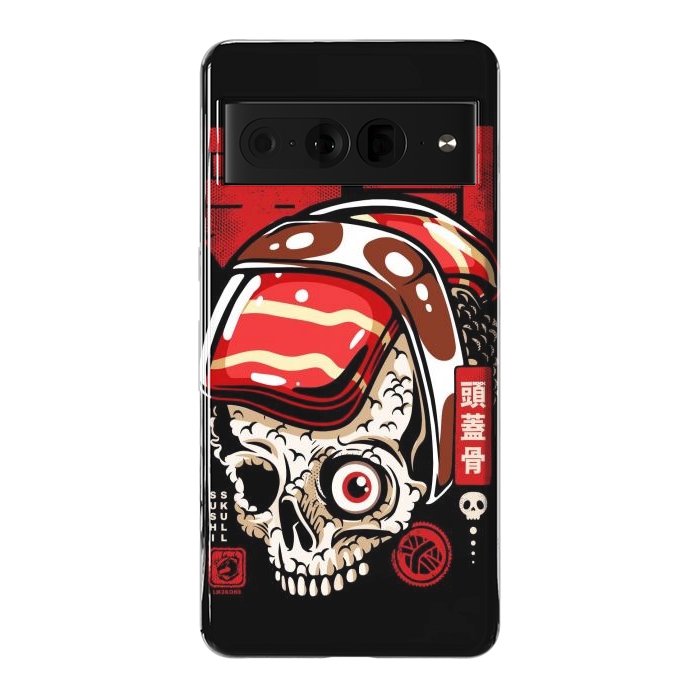 Pixel 7 Pro StrongFit Skull Sushi by LM2Kone