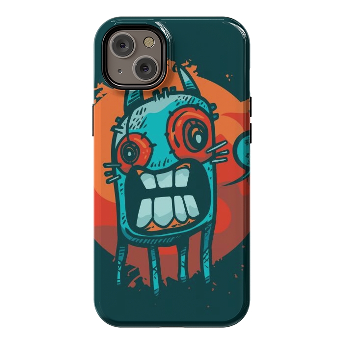 iPhone 14 Plus StrongFit happy monster by Manuvila