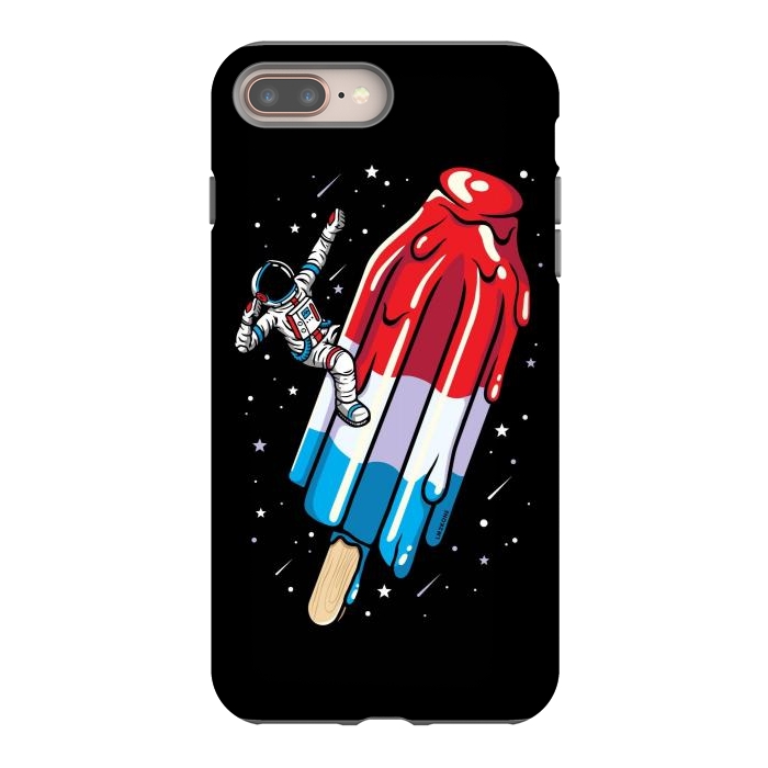 iPhone 7 plus StrongFit USA Popsicle Astronaut by LM2Kone