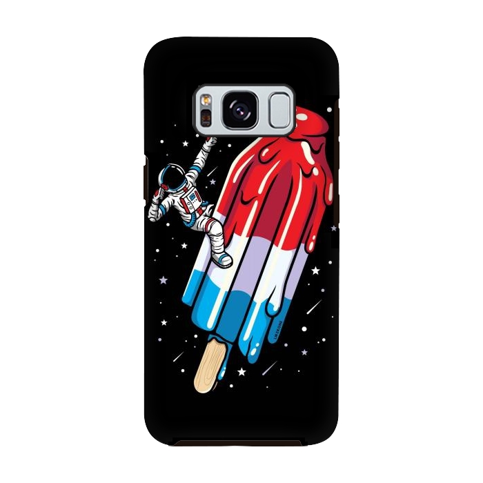 Galaxy S8 StrongFit USA Popsicle Astronaut by LM2Kone