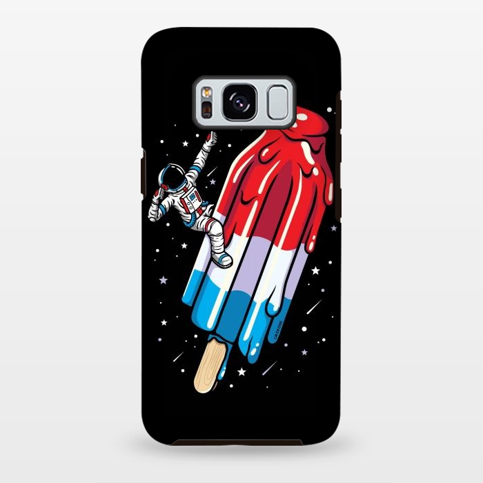 Galaxy S8 plus StrongFit USA Popsicle Astronaut by LM2Kone