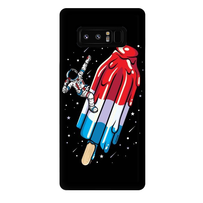 Galaxy Note 8 StrongFit USA Popsicle Astronaut by LM2Kone