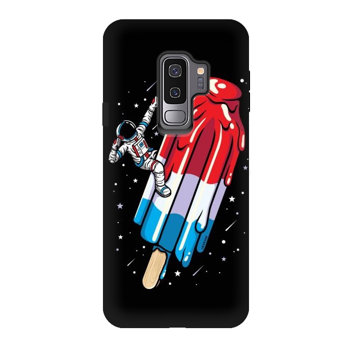 Galaxy S9 plus StrongFit USA Popsicle Astronaut by LM2Kone