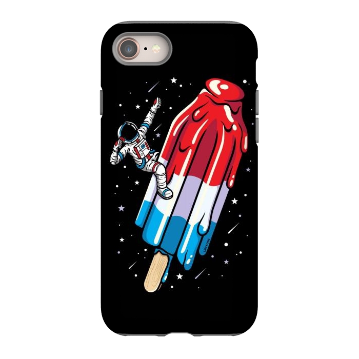 iPhone 8 StrongFit USA Popsicle Astronaut by LM2Kone