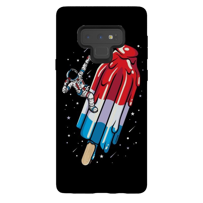 Galaxy Note 9 StrongFit USA Popsicle Astronaut by LM2Kone