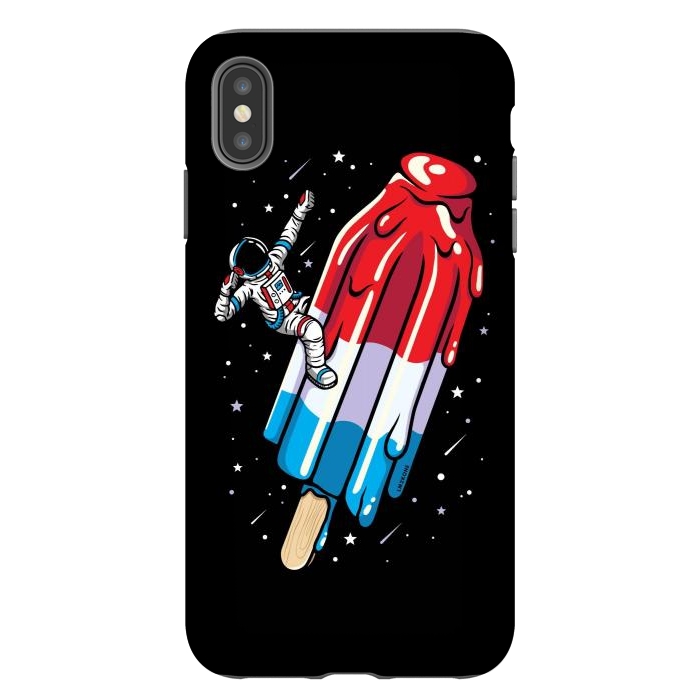 iPhone Xs Max StrongFit USA Popsicle Astronaut by LM2Kone