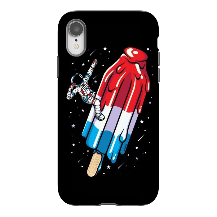 iPhone Xr StrongFit USA Popsicle Astronaut by LM2Kone