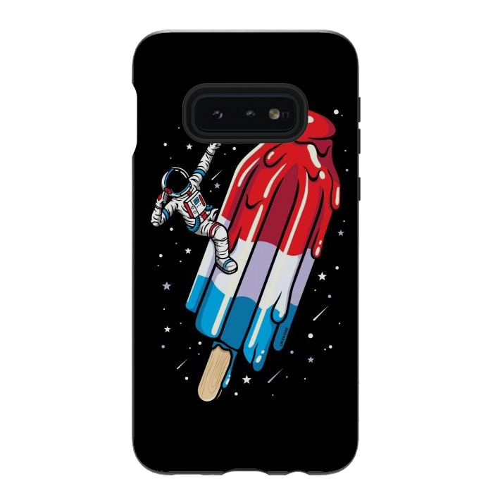 Galaxy S10e StrongFit USA Popsicle Astronaut by LM2Kone