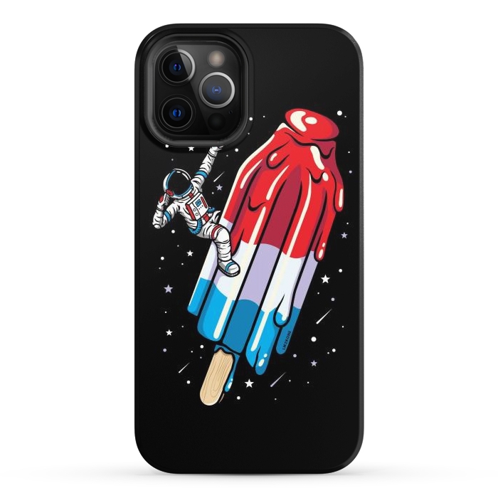 iPhone 12 Pro StrongFit USA Popsicle Astronaut by LM2Kone