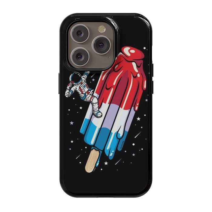 iPhone 14 Pro StrongFit USA Popsicle Astronaut by LM2Kone