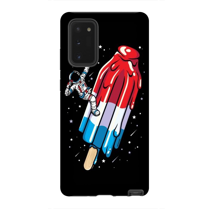 Galaxy Note 20 StrongFit USA Popsicle Astronaut by LM2Kone