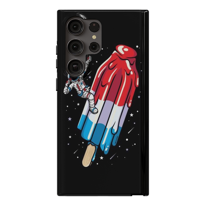 Galaxy S23 Ultra StrongFit USA Popsicle Astronaut by LM2Kone