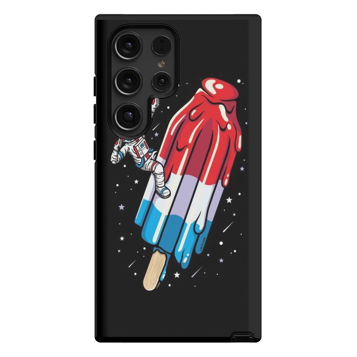 Galaxy S24 Ultra StrongFit USA Popsicle Astronaut by LM2Kone