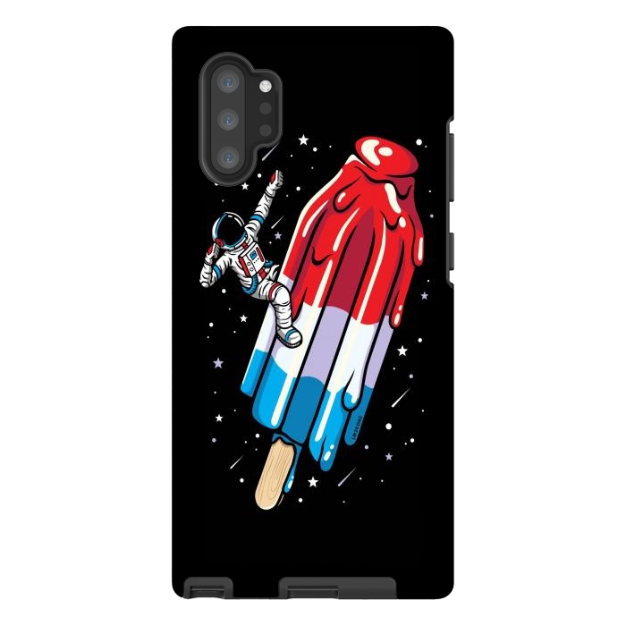 Galaxy Note 10 plus StrongFit USA Popsicle Astronaut by LM2Kone