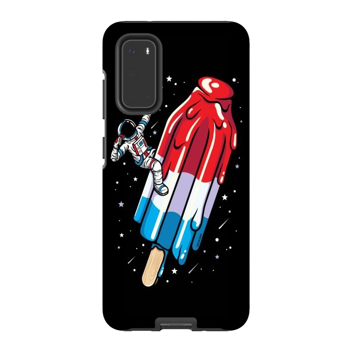 Galaxy S20 StrongFit USA Popsicle Astronaut by LM2Kone