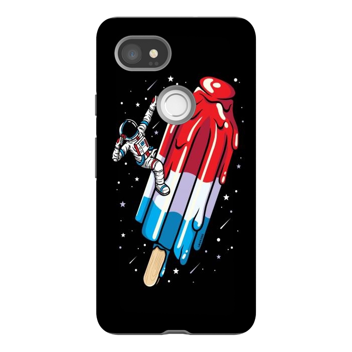 Pixel 2XL StrongFit USA Popsicle Astronaut by LM2Kone