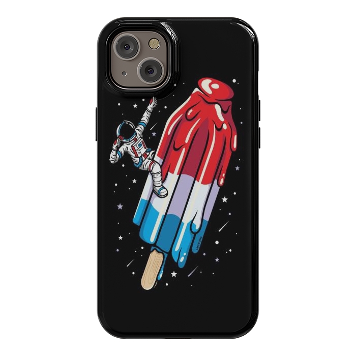 iPhone 14 Plus StrongFit USA Popsicle Astronaut by LM2Kone