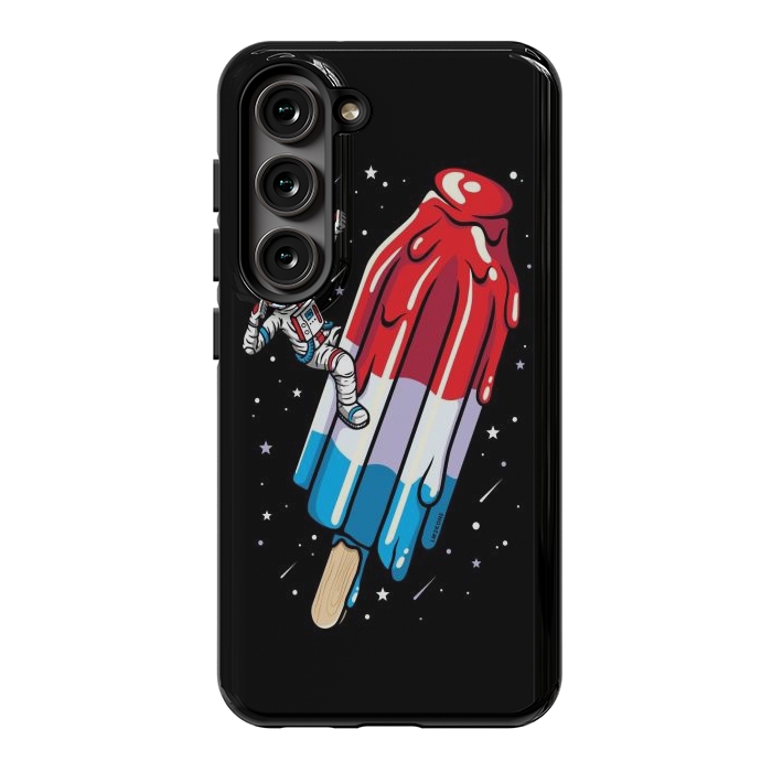 Galaxy S23 StrongFit USA Popsicle Astronaut by LM2Kone