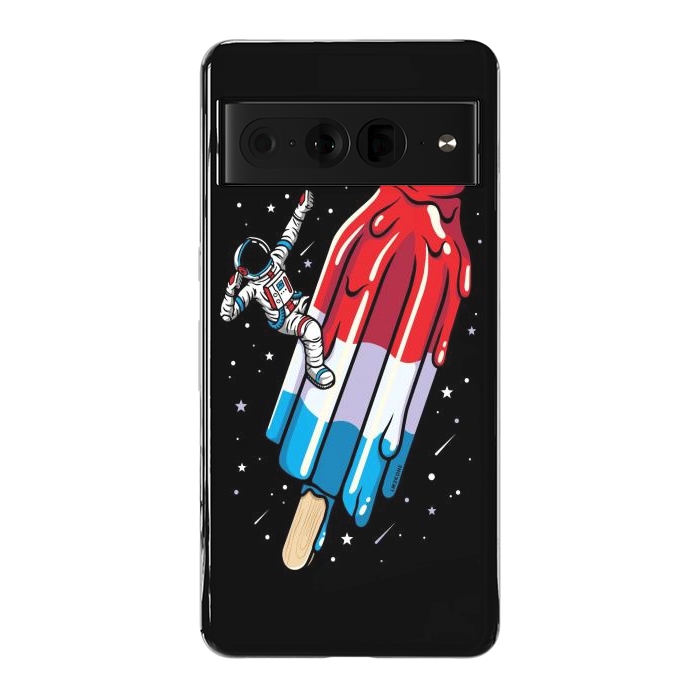 Pixel 7 Pro StrongFit USA Popsicle Astronaut by LM2Kone