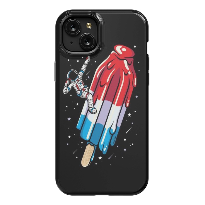 iPhone 15 Plus StrongFit USA Popsicle Astronaut by LM2Kone