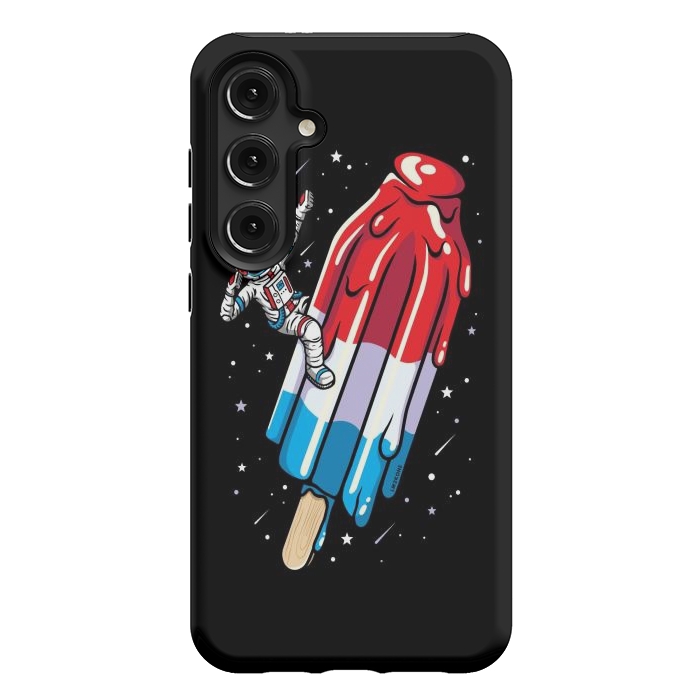 Galaxy S24 Plus StrongFit USA Popsicle Astronaut by LM2Kone