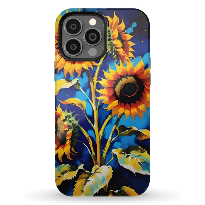 iPhone 13 Pro Max StrongFit Sunflowers 3 by Winston