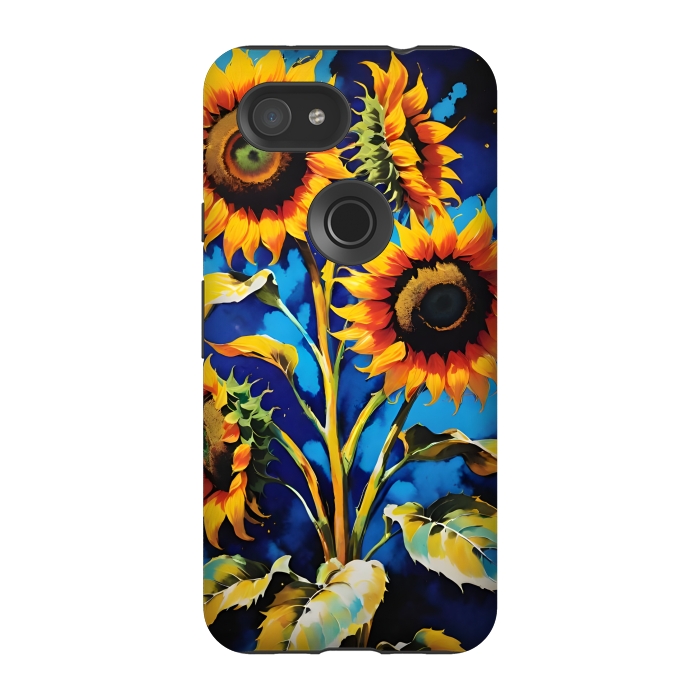 Pixel 3A StrongFit Sunflowers 3 by Winston