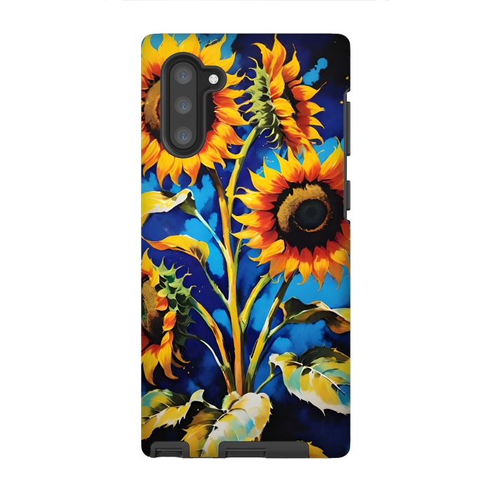 Galaxy Note 10 StrongFit Sunflowers 3 by Winston