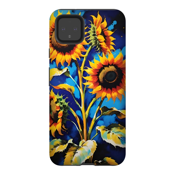 Pixel 4XL StrongFit Sunflowers 3 by Winston