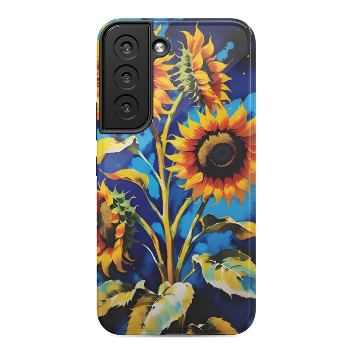 Galaxy S22 StrongFit Sunflowers 3 by Winston