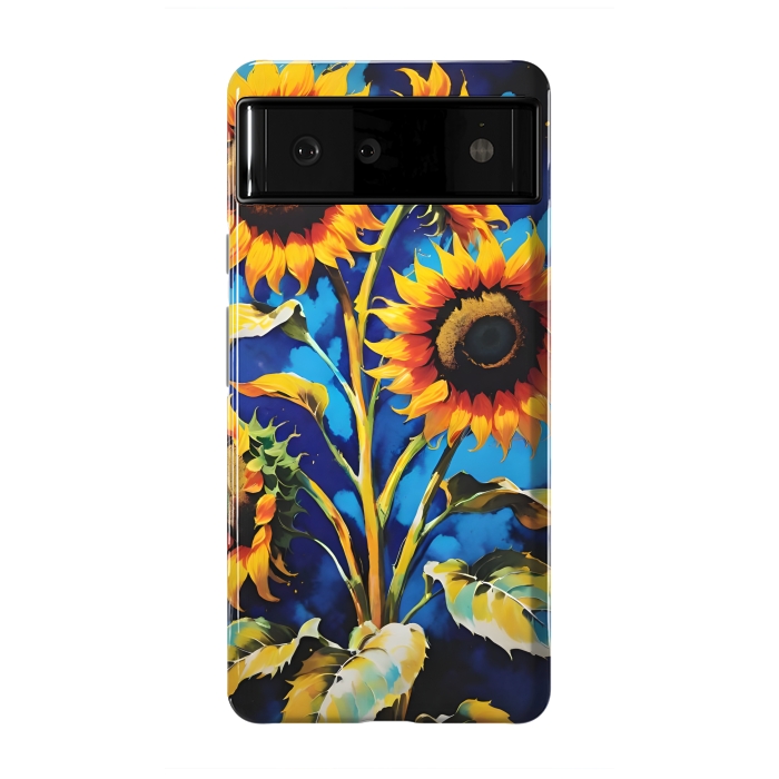 Pixel 6 StrongFit Sunflowers 3 by Winston