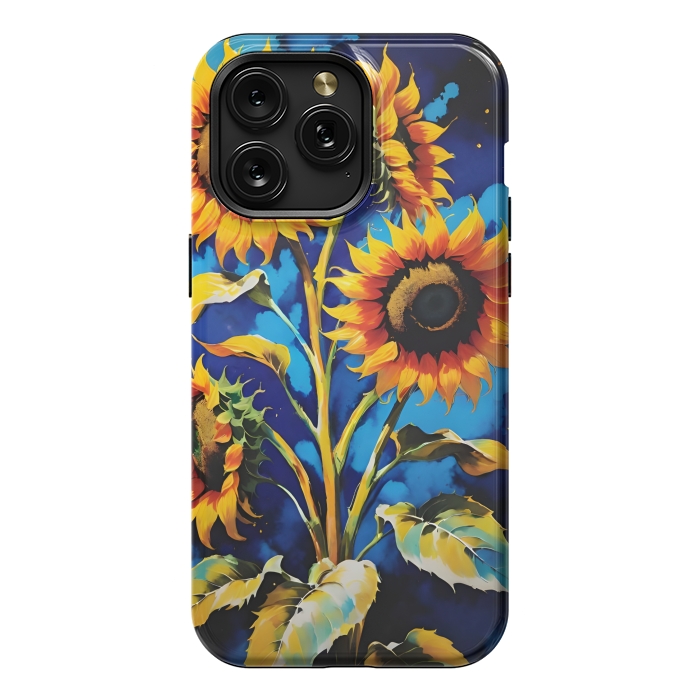 iPhone 15 Pro Max StrongFit Sunflowers 3 by Winston