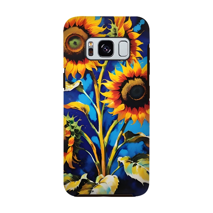Galaxy S8 StrongFit Sunflowers 3 by Winston
