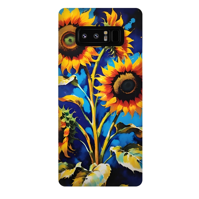 Galaxy Note 8 StrongFit Sunflowers 3 by Winston