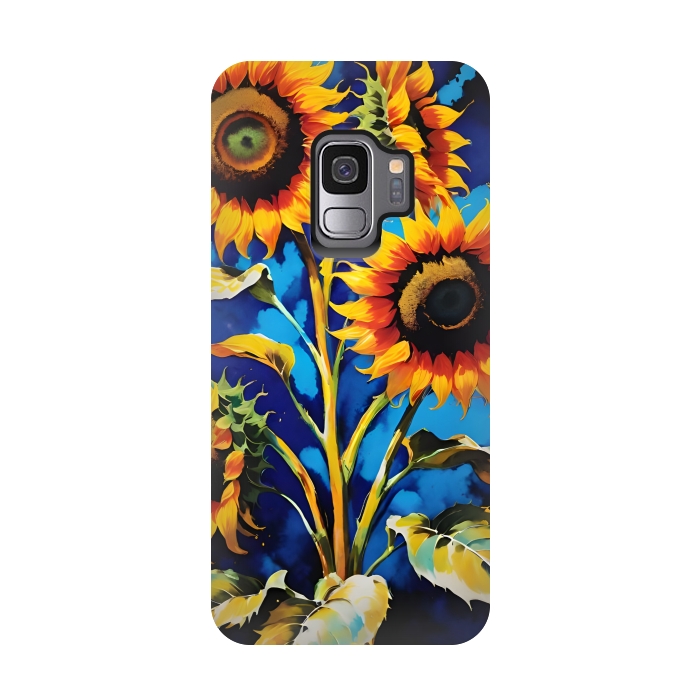 Galaxy S9 StrongFit Sunflowers 3 by Winston