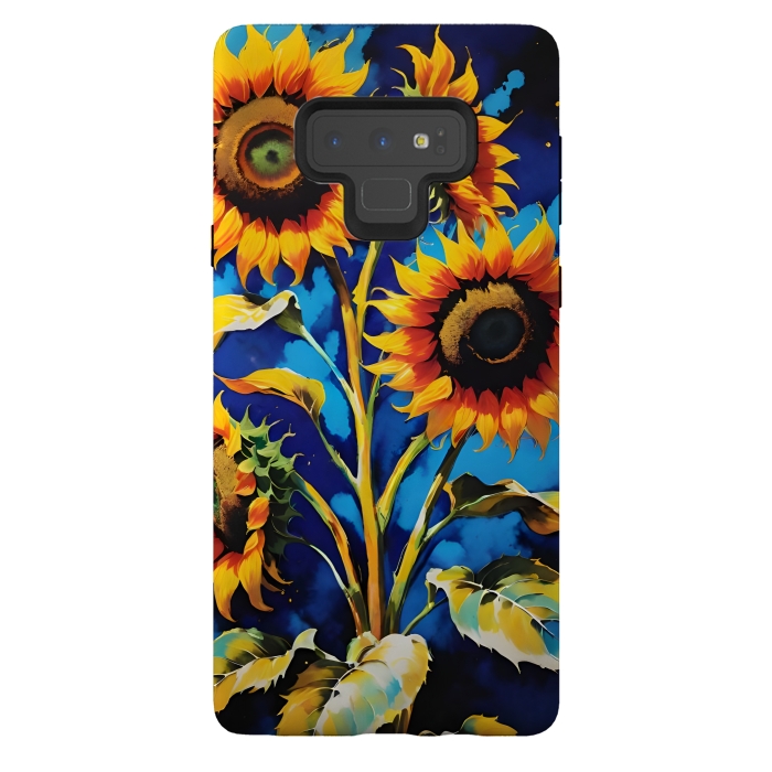 Galaxy Note 9 StrongFit Sunflowers 3 by Winston