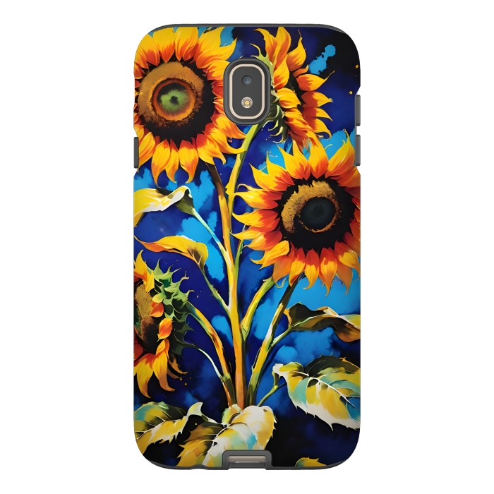 Galaxy J7 StrongFit Sunflowers 3 by Winston