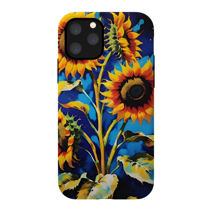 iPhone 11 Pro StrongFit Sunflowers 3 by Winston