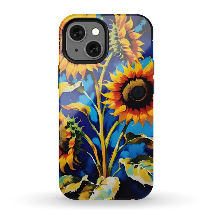 iPhone 12 mini StrongFit Sunflowers 3 by Winston