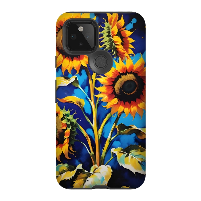 Pixel 5 StrongFit Sunflowers 3 by Winston
