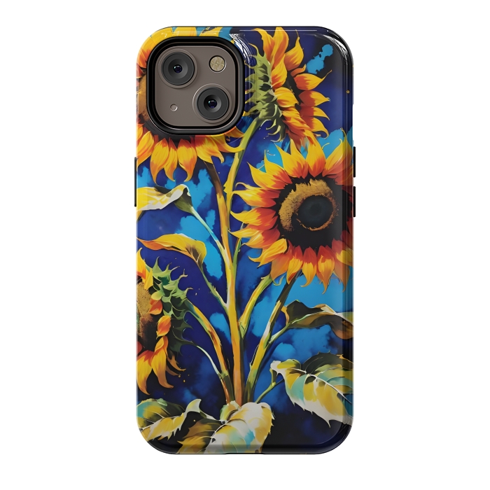 iPhone 14 StrongFit Sunflowers 3 by Winston